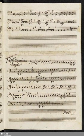1416. Quartetto: Ah Dorina vezzosa / Sarti, G.