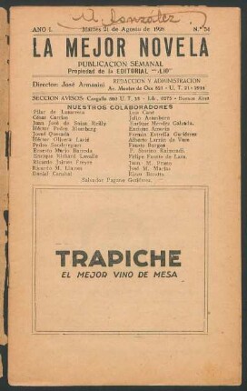 1928003400: La ley de las Pampas, [2] : (inédita) ; (continuación)