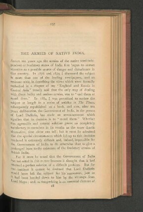 The Armies of Native India.