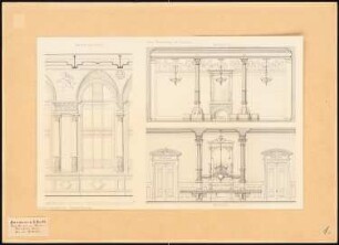 Hotel Kaiserhof Berlin: Wandgestaltungen Damensalon, Bibliothek, Speisesaal