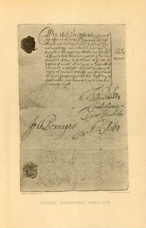 Bombay government paper 1676