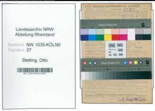 Entnazifizierung Otto Stetting , geb. 21.10.1909 (Buchhalter)