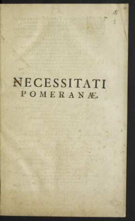 Necessitati Pomeranae