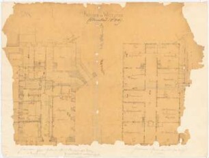 Rathaus, Wernigerode Umbau: 2 Grundrisse