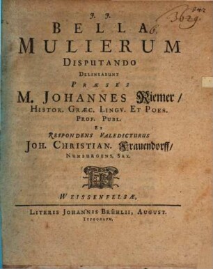 Bella mulierum