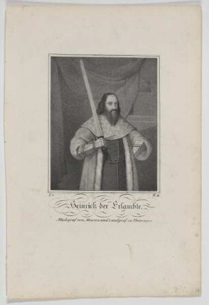 Bildnis des Heinrich III., Markgraf von Meissen