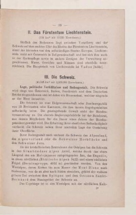 II. Das Fürstentum Liechtenstein