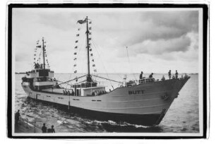 Butt (1954), Frachtschiff, Julius Feldtmann, Hamburg, Bau-Nr. 373