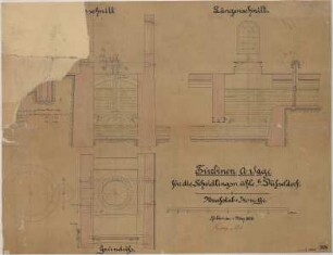 Turbinen-Anlage für die Scheidlingsmühle bei Düsseldorf