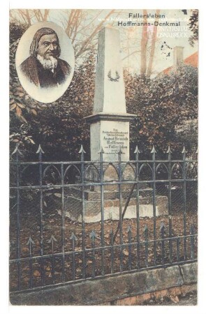 Fallersleben Hoffmanns-Denkmal