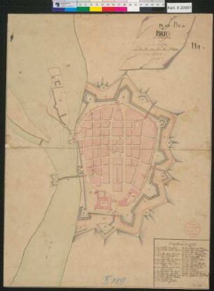 Plan von Bri[e]g in Schlesien