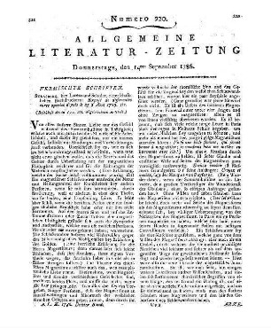 Medicinischer Briefwechsel. St. 2. Von einer Gesellschaft Aerzte herausgegeben. Halle: Gebauer 1786
