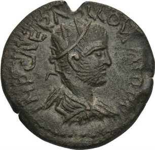 Volusian (Mitte 251 - Mitte 253 n. Chr.): Antiochia in Pisidien / Pisidien, 251-253 n. Chr. – Dupondius