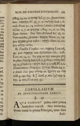 Corollarium de investigatione radicis.