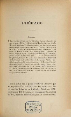 L' épopée celtique en Irlande, 1