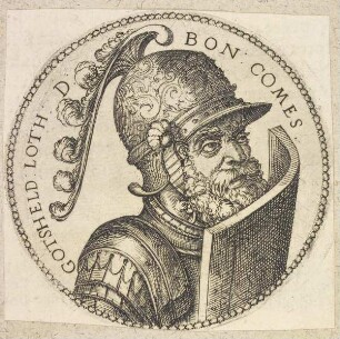 Bildnis des Gotzelo I., Herzog von Niederlothringen