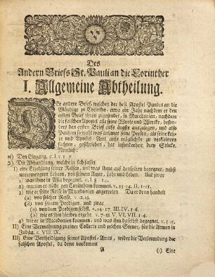 Kurtze Erklärung des andern Briefs Pauli an die Corinther