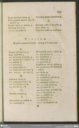Pretium Medicamentorum compositorium