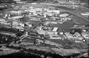 Freiburg: Industriegebiet, von Süden
