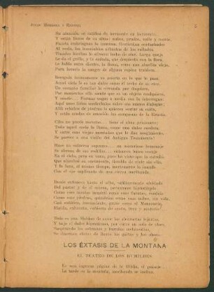 El teatro de los humildes