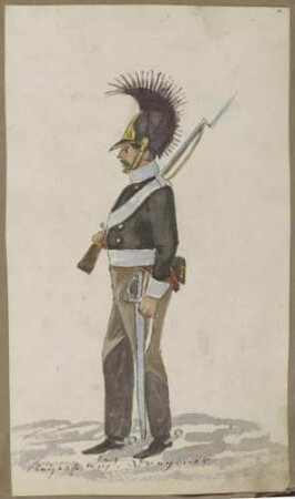 Kaiserlich russischer Dragoner, 1813/14