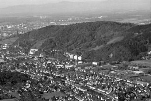 Freiburg: Dreisamtal von Osten, Oberwiehre