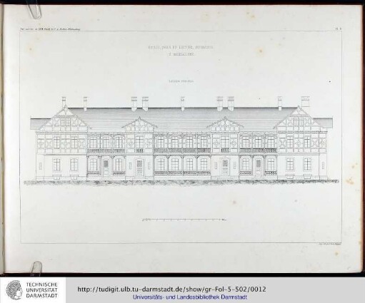 Pl. 8 - Pl. 10 Écoles, Salle de Lecture, Infirmerie