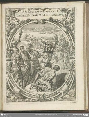 SS: Cosmas et Damianus. Inclytae Facultatis Medicae Tutelares
