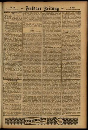 Zweite Ausgabe vom Dienstag, den 03. Oktober 1916.