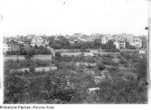 Dresden-Loschwitz. Stadtteilansicht mit Ferdinands Höhe