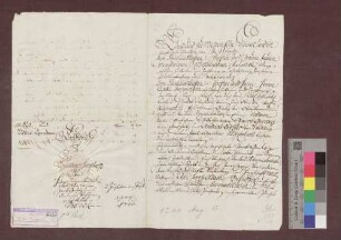 Die badische Landesadministration kauft von Jakob Gerwig von Egisholz und Andreas Bühler von Wollbach 2 Jauchert Wald im Kanderer Forst um 30 Gulden.