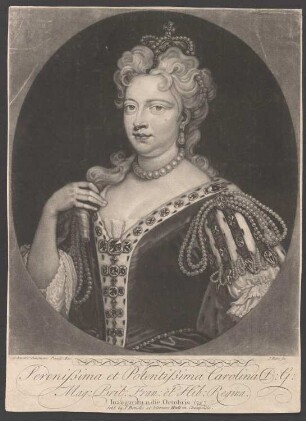 Porträt Carolina, Prinzessin, später Königin von England (1683-1737)