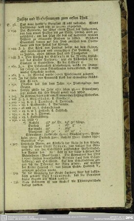 Zusätze und Verbesserungen zum ersten Theil