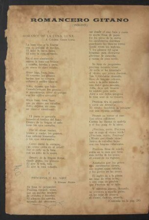 Romancero gitano (1924-1927)