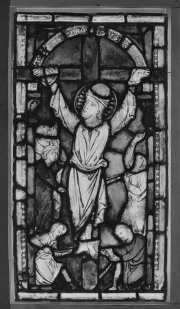 Szenen aus dem Leben der Heiligen Cosmas und Damian — Pendants: Die beiden Heiligen werden an Kreuze gebunden — Einer der beiden Heiligen am Kreuz