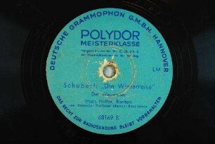 "Die Winterreise" : Der Wegweiser / Schubert