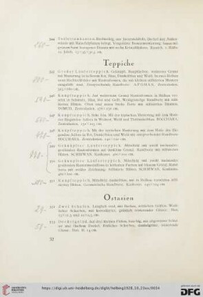 Teppiche (Nr. 345-351)