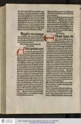 Registrum de evangeliorum et epistolarum atque introductionibus tam dominicalium quam et festorum per circulum anni iuxta rubricam romanam...