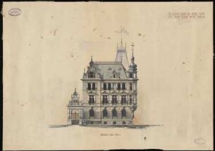 St. Gallische Kantonalbank, St. Gallen: Seitenfassade gegen Süden
