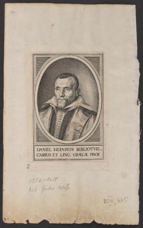 Porträt Daniel Heinsius (1580-1655)