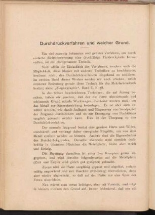 Durchdrückverfahren und weicher Grund.