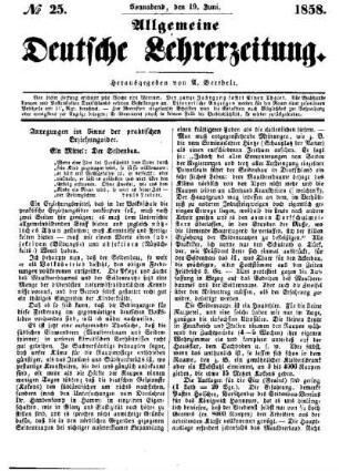 Anregungen im Sinne der praktischen Erziehungsidee