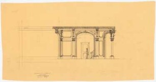Kunstakademie, Kassel: Längsschnitt des Treppenhauses