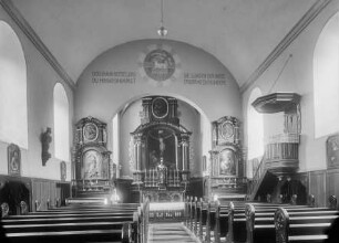Innenansicht von St. Nikolaus in Bacharach
