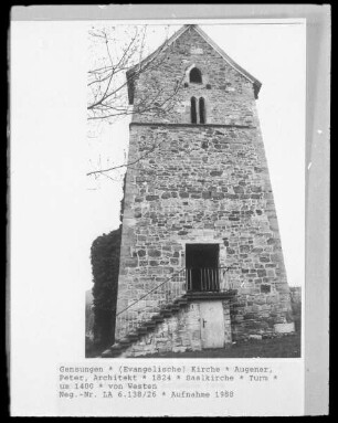 Evangelische Kirche — Kirchturm