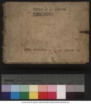 Bibliotheca Electoralis [Konvolut: Sign. 4 Mus.1a]