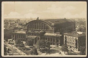 Ansichtskarte "Berlin. Anhalter Bahnhof"