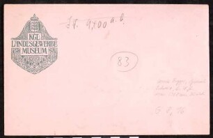 Exlibris Fugger in Umschlag
