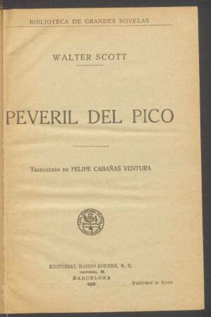 Peveril del pico
