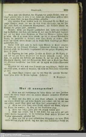 Was ist unangenehm?
